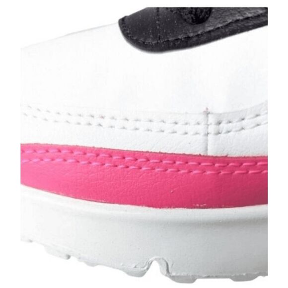 NIKE Air Max 90 'White Hyper Pink Orange' Running Shoes Size 6.5Y/W8 - Picture 12 of 15